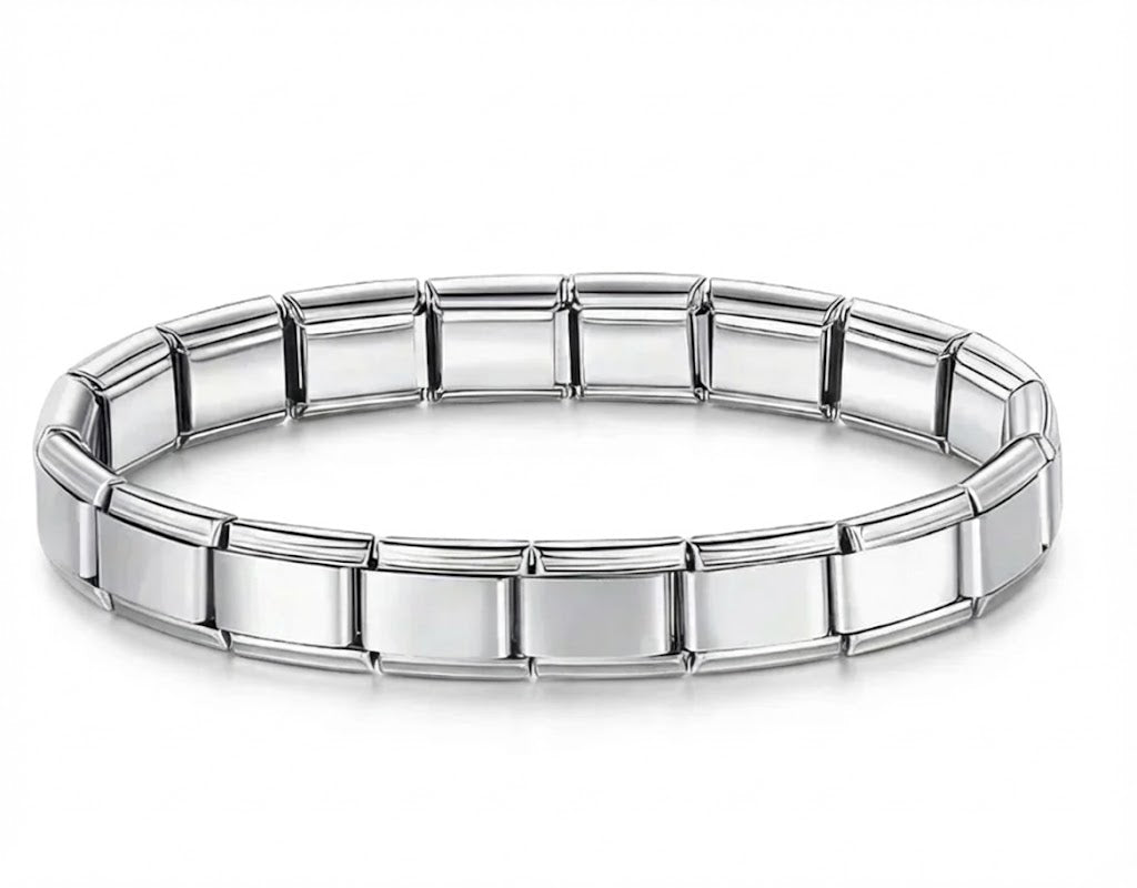 Bracelet charms argent