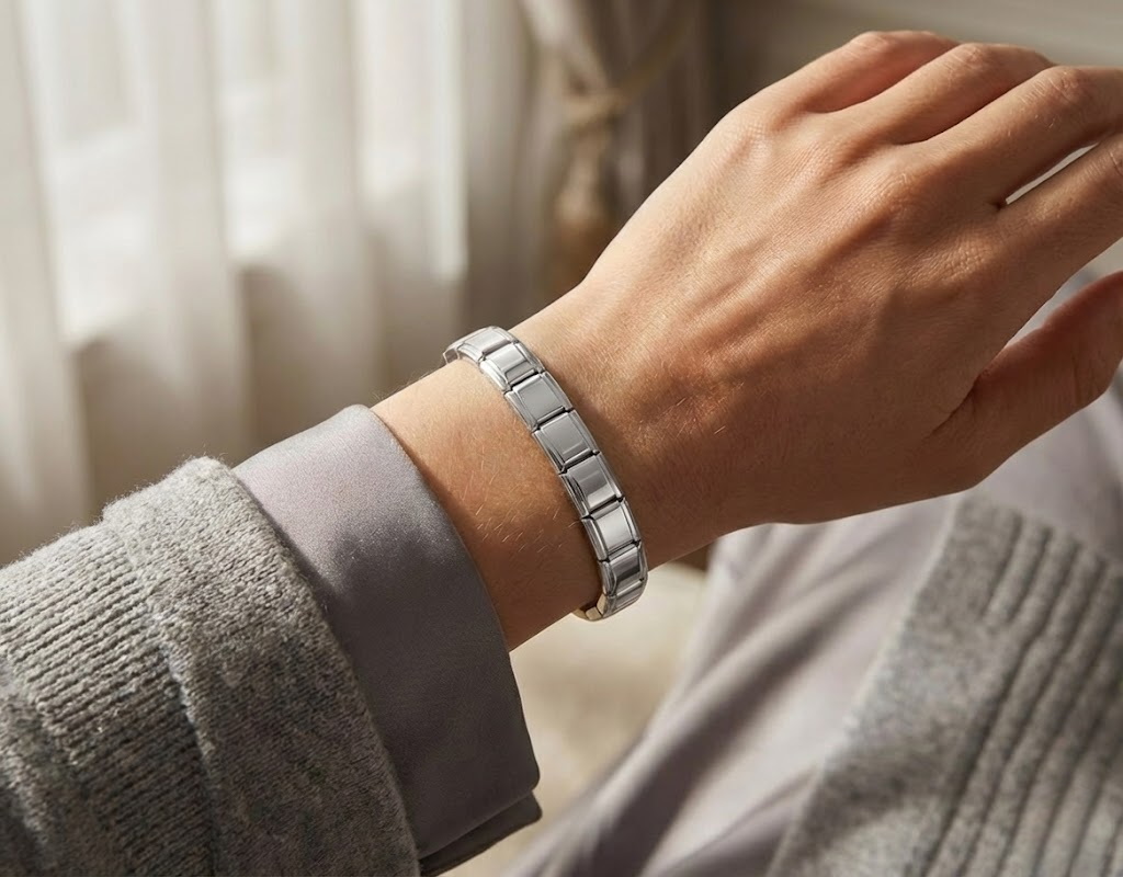 Bracelet charms argent